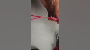 How to twist a 7- strand wire securely and neatly.#short #diy #tools #tips #homemade #ideas