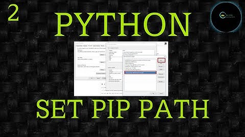 How to set pip path || Python tutorial