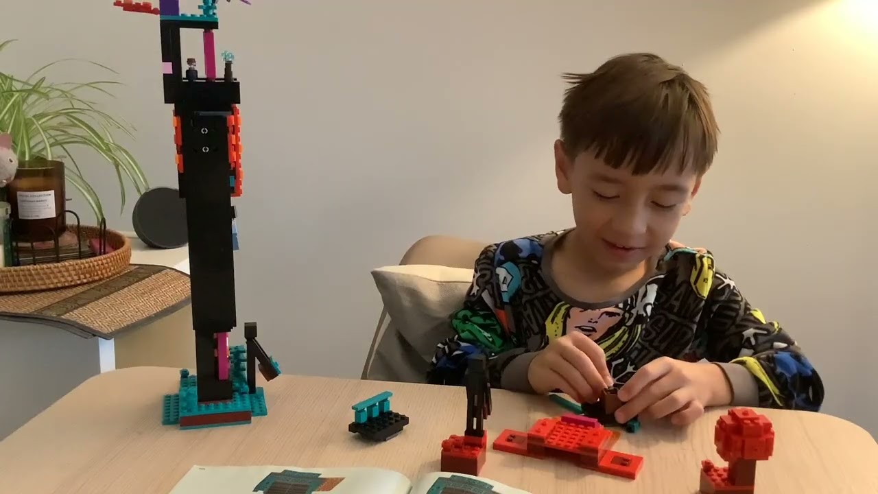 Building BOTH LEGO Minecraft Enderman Tower 21279 Sets! | 2-in-1 Build + Time-Lapse