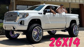 Drove from NEW MEXICO to build his dream truck | ALL CHROME LIFT KIT