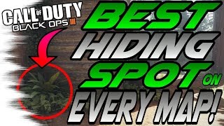 The BEST Hiding Spot on EVERY Map! - DLC & Base Map Spots (BO3/Black Ops 3 Secrets)