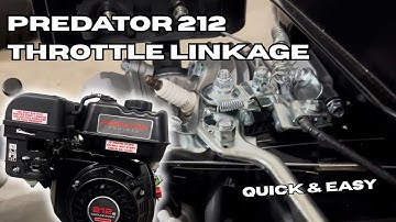 How to Set Up Throttle Linkage for a Predator 212 