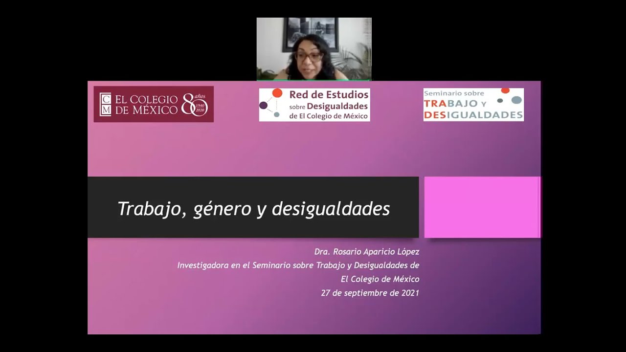 29. Conferencia virtual Trabajo, Género y Desigualdades, 27 de septiembre