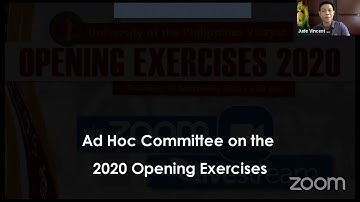 2020 UPV Opening Exercises
