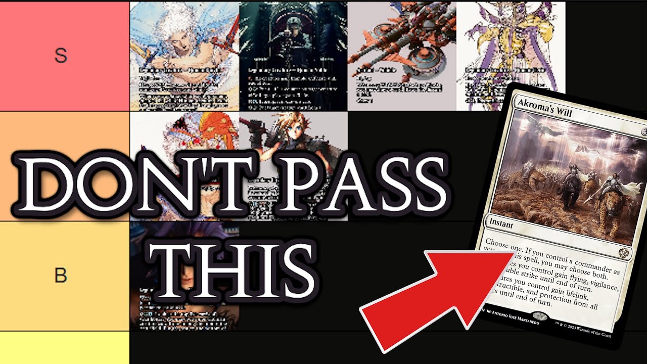 I Ranked All the Bonus Sheet Cards in Final Fantasy Limited | MTG Draft
