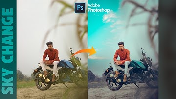 Natural photo editing and sky change - photoshop tutorial 2023