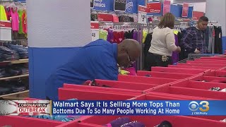 Coronavirus Latest: Walmart Says It's Selling More Tops Than Bottoms Due To People Working From Home