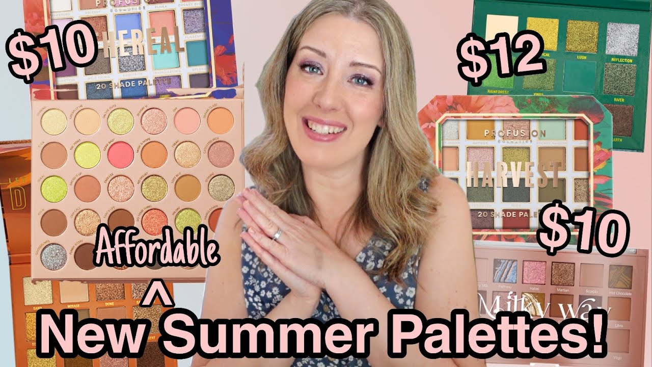 NEW SUMMER EYESHADOW PALETTES | COMPARISONS & DUPES!