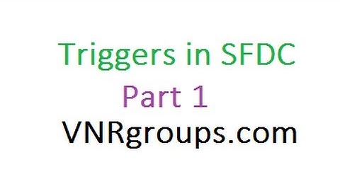 Salesforce Triggers Tutorial For Beginners | Part 1