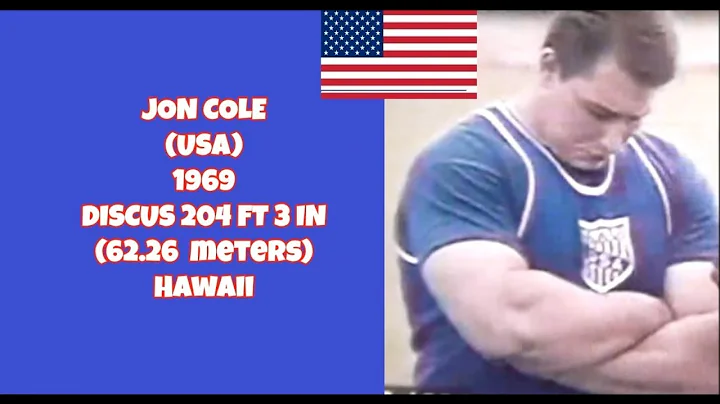 JON COLE (USA) 1969 DISCUS 204 FT 3 IN (62.26  met...