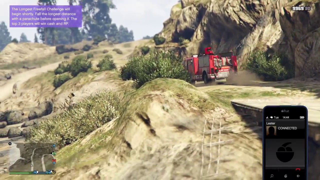 firetruck drawing Grand Theft Auto V freemode firetrucking and freefalling