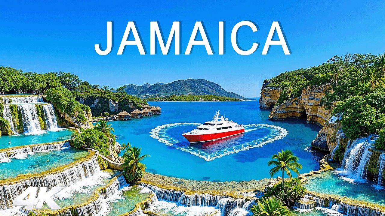[4K] Jamaica 🇯🇲 Negril & Seven Mile Beach | Billionaire Beach & Crystal Clear Lagoon 🌊✨