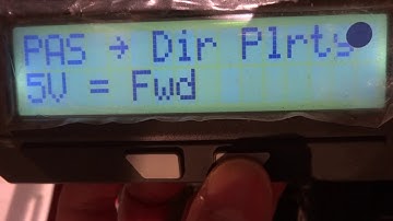 Cycle Analyst V3 PAS (Pedal Assist Sensor) Settings from Lyen