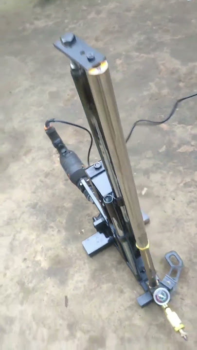 Alat penggerak pompa pcp dengan bor#kreatif #pompa #pcp #highpressure #hobby #hunting #berburu