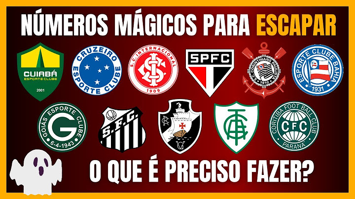 BRASILEIRÃO | Quantos PONTOS para escapar do REBAIXAMENTO?