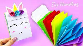 Оригами кошелек из бумаги | Как сделать бумажную сумку | Origami Paper Handbag