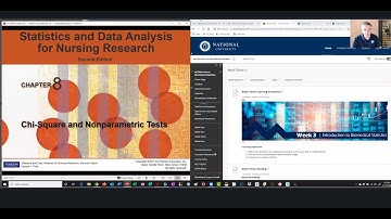 BST 322 Week 3 Lecture (Chi-Square and Non-Parametric Tests)