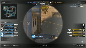 CSGO - Cloud 9 Brax/Swag the fastest awper in NA??????? - Stream highlight @ CS Summit 2017