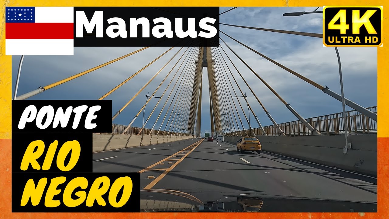 Dirigindo até a Ponte sobre o Rio Negro- Manaus- GoPro Hero 10- 4K