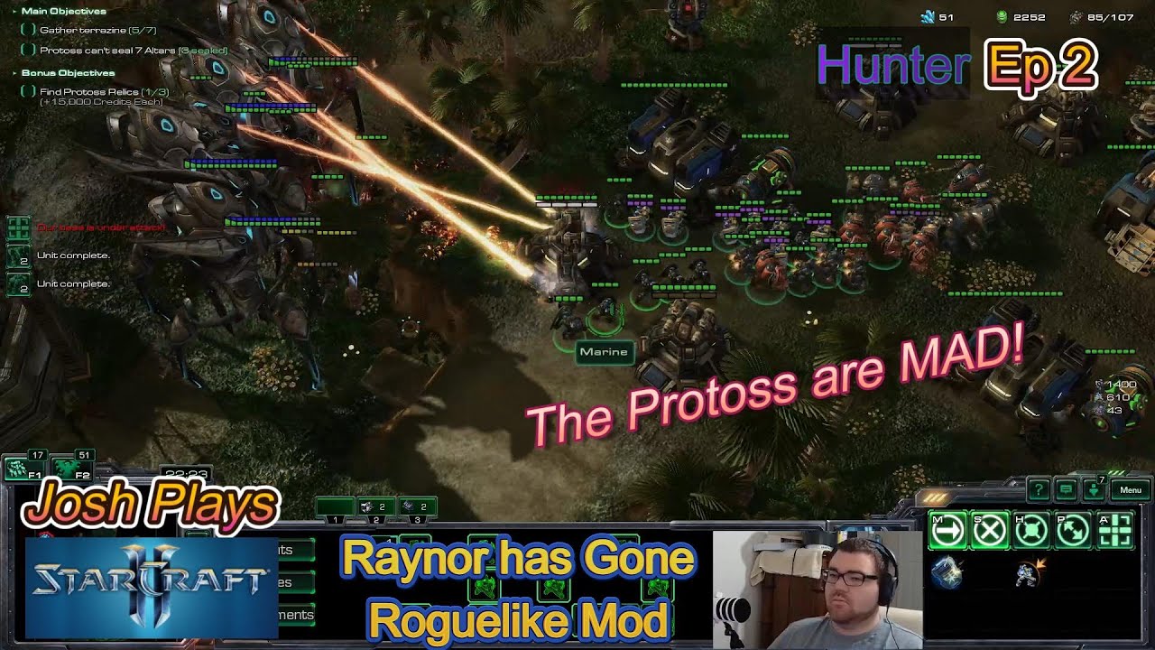Starcraft 2 Raynor has Gone Roguelike mod | Hunter Ep #2 Josh Plays