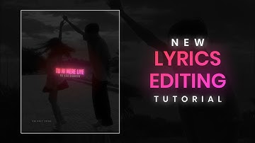 New Lyrics Editing Tutorial Alight Motion | Lyrical Status Editing In Marathi