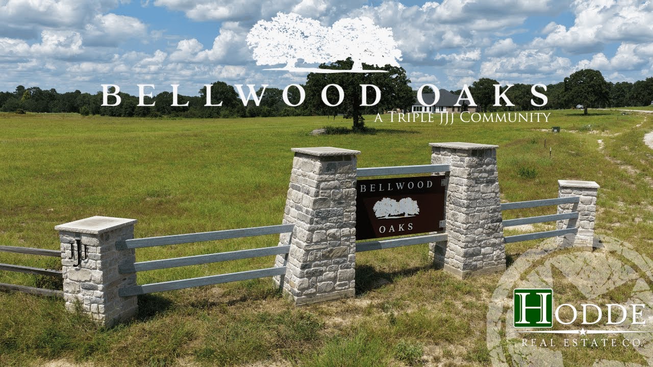 Luxury Acreage Homesites in Highly Coveted Bellville Texas! Bellwood Oaks | Hodde Real Estate Co