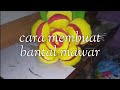 Cara membuat bantal mawar/bunga rose/bantal bunga/DIY/roses pillow#bantal kursi mawar #tutorial