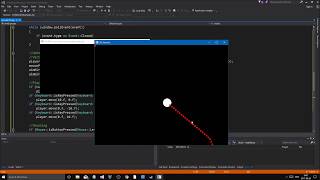 SFML C++ Tutorial 10 | 2D shooter game with 360 degree shooting! Made easy with vectors! screenshot 5