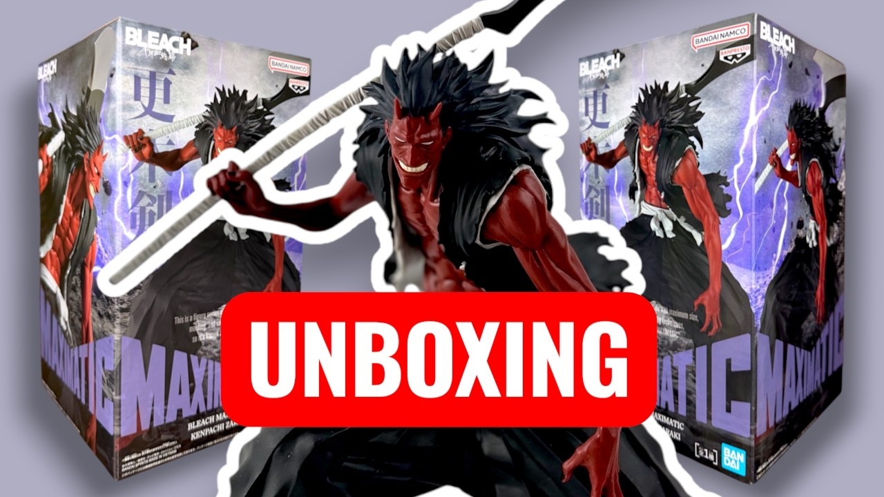 Unboxing Bleach Kenpachi Zaraki Maximatic Action Figure - YouTube