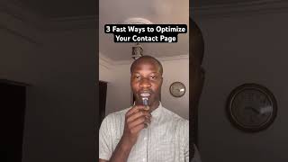 3 Fast Ways to Optimize Your Contact Page 3 Fast Ways to Optimize Your Contact Page