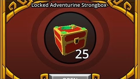 OPENING 25 LOCKED ADVENTURINE BOXES !!