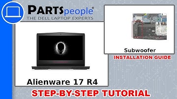 Dell Alienware 17 R4 (P12S001) Subwoofer How-To Video Tutorial