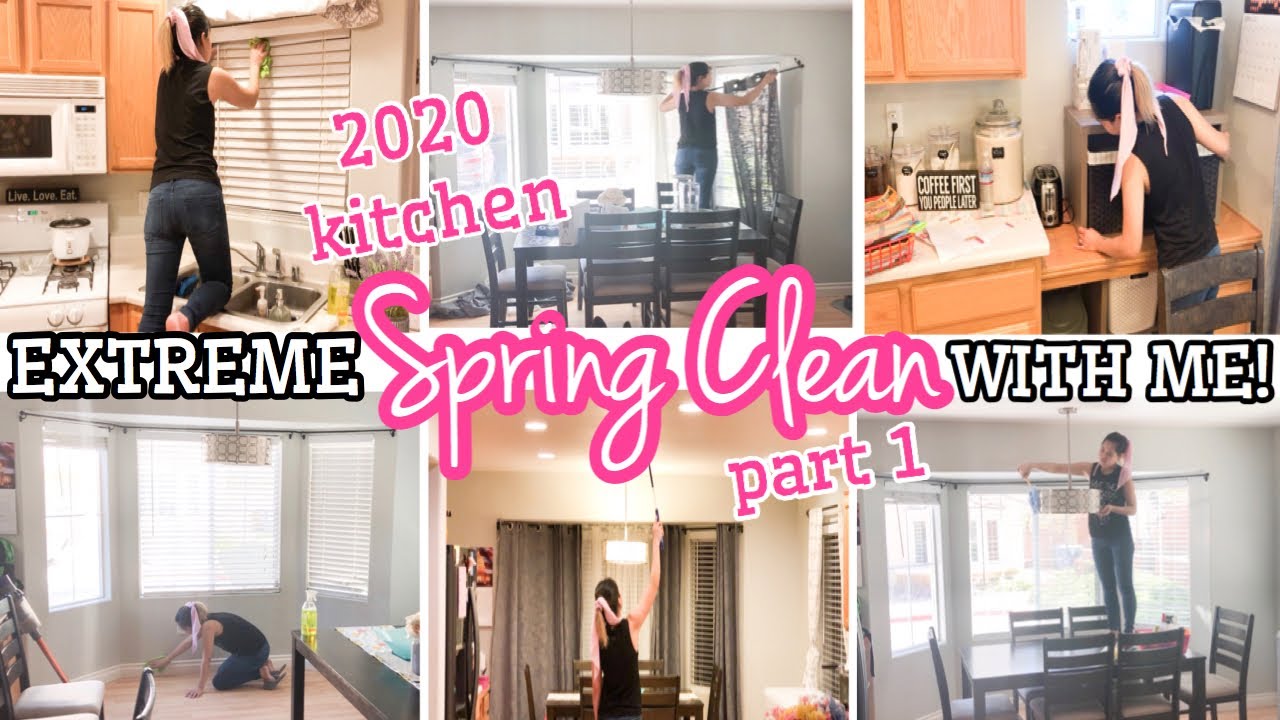 EXTREME SPRING CLEAN WITH ME 2020 // ALL DAY HOUSE CLEANING MOTIVATION ...