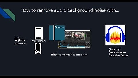 How to remove M4A audio background noise for free with Audacity