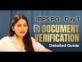 IBPS PO Document Verification Process Step-by-Step 🏦 | What They Don’t Tell You