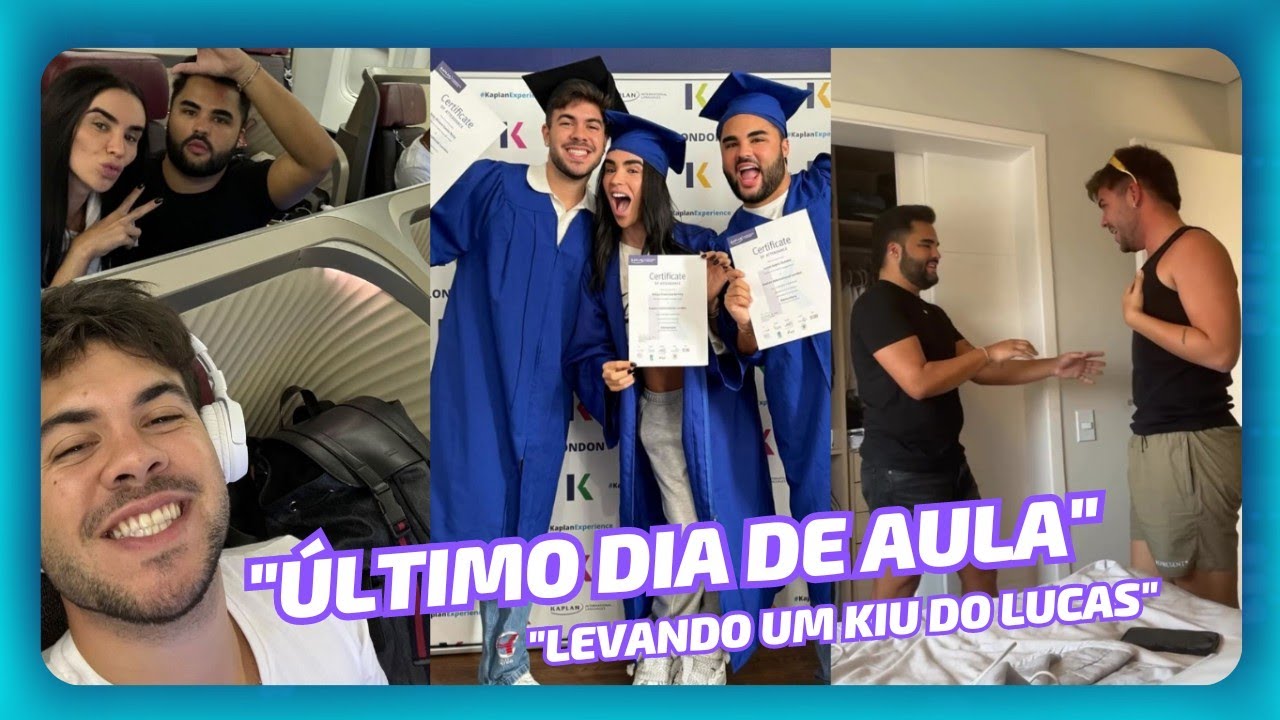 ÚLTIMO DIA DE AULA • TURISTANDO • VOLTANDO PARA O BRASIL • LEVANDO "KIU" DO LUCAS