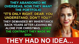 Parents Abandoned Me Overseas at Christmas — Now They DEMAND My Inheritance Back screenshot 1