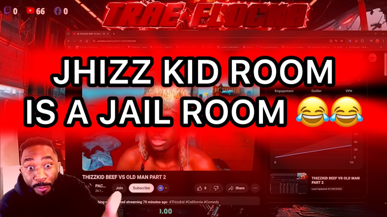 Уморительные аргументы! Трей Флока врывается в вонючую комнату JHIZZ KID! 