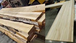 Turning Rough Sawmill Lumber Into Countertops - Alaska