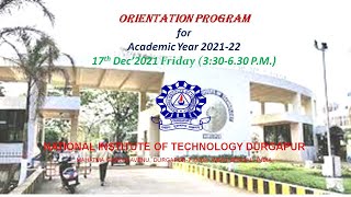 First Year Orientation Program 2021-22