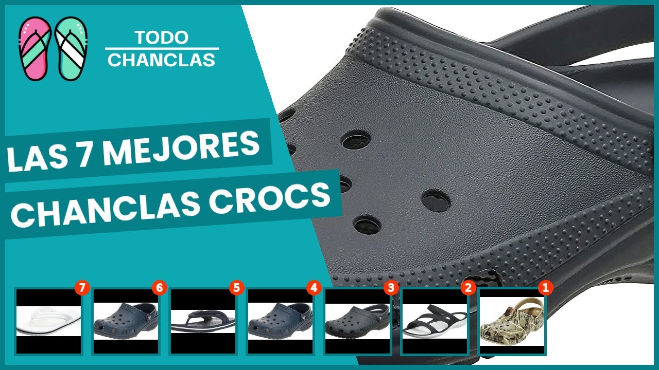 Las 7 mejores chanclas crocs - YouTube