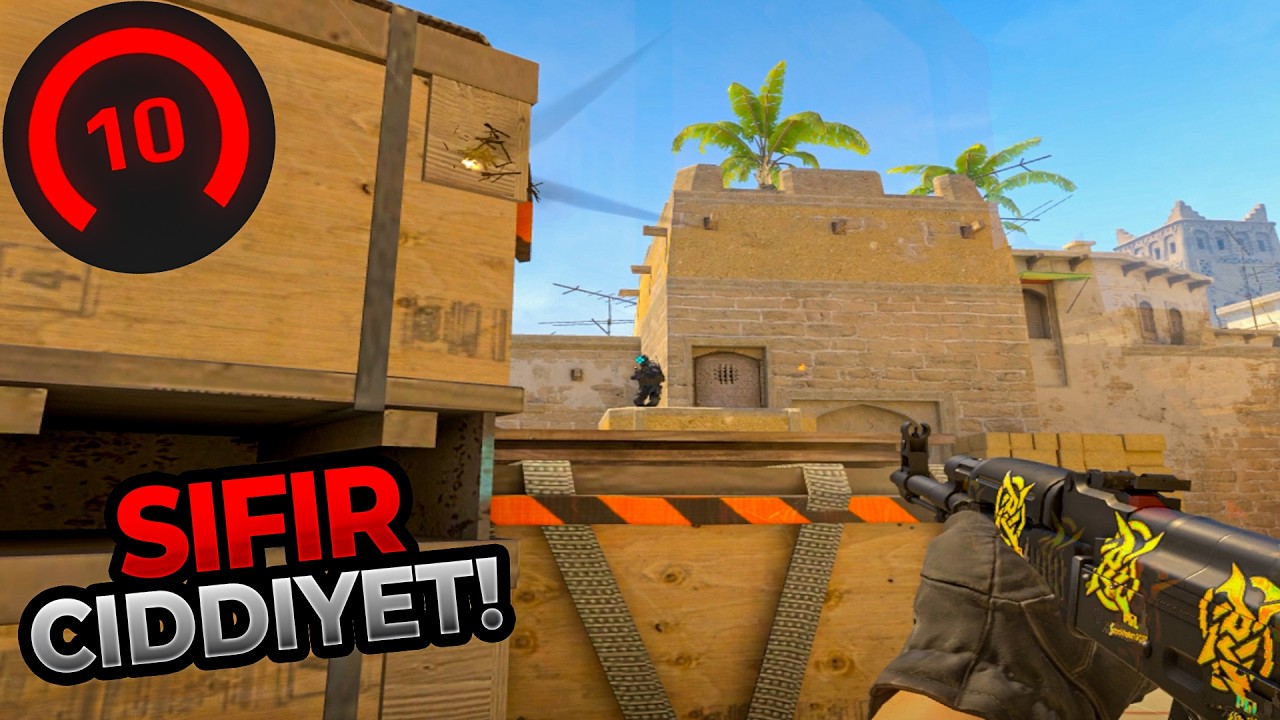 CS2 - Faceit 2800+ ELO | Mirage | Sıfır Ciddiyet Full Troll! (CS2 POV/Gameplay)