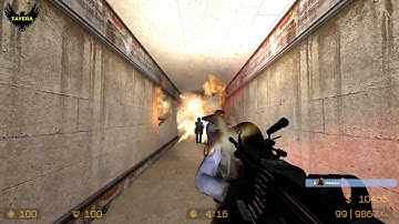 ZOMBIE ESCAPE ROUND ON COUNTER-STRIKE: SOURCE, CSS