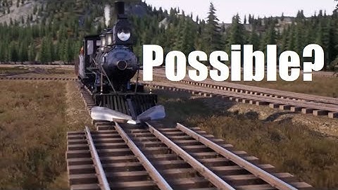 Running a Train Between Two Sets of Tracks in Railroads Online!