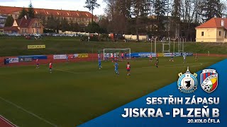 SESTŘIH | TJ Jiskra Domažlice - FC Viktoria Plzeň B - 29.3.2024
