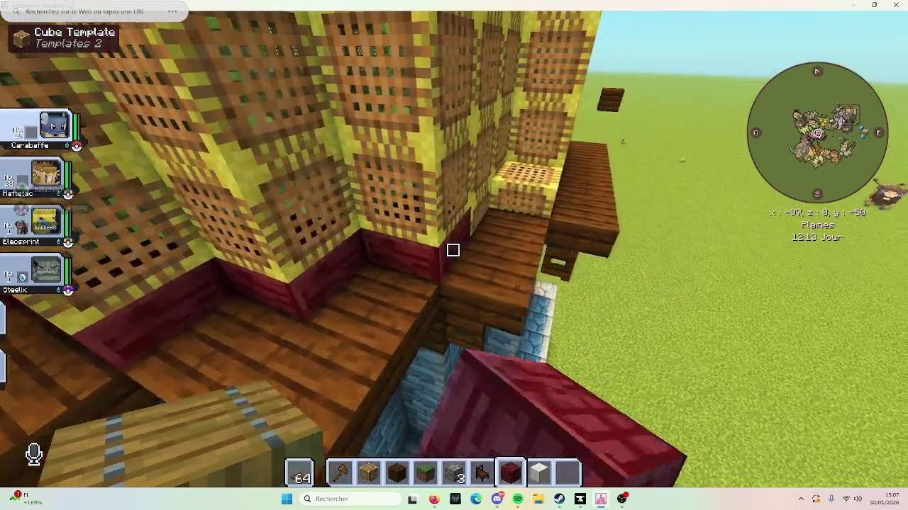 pokemon minecraft build chill