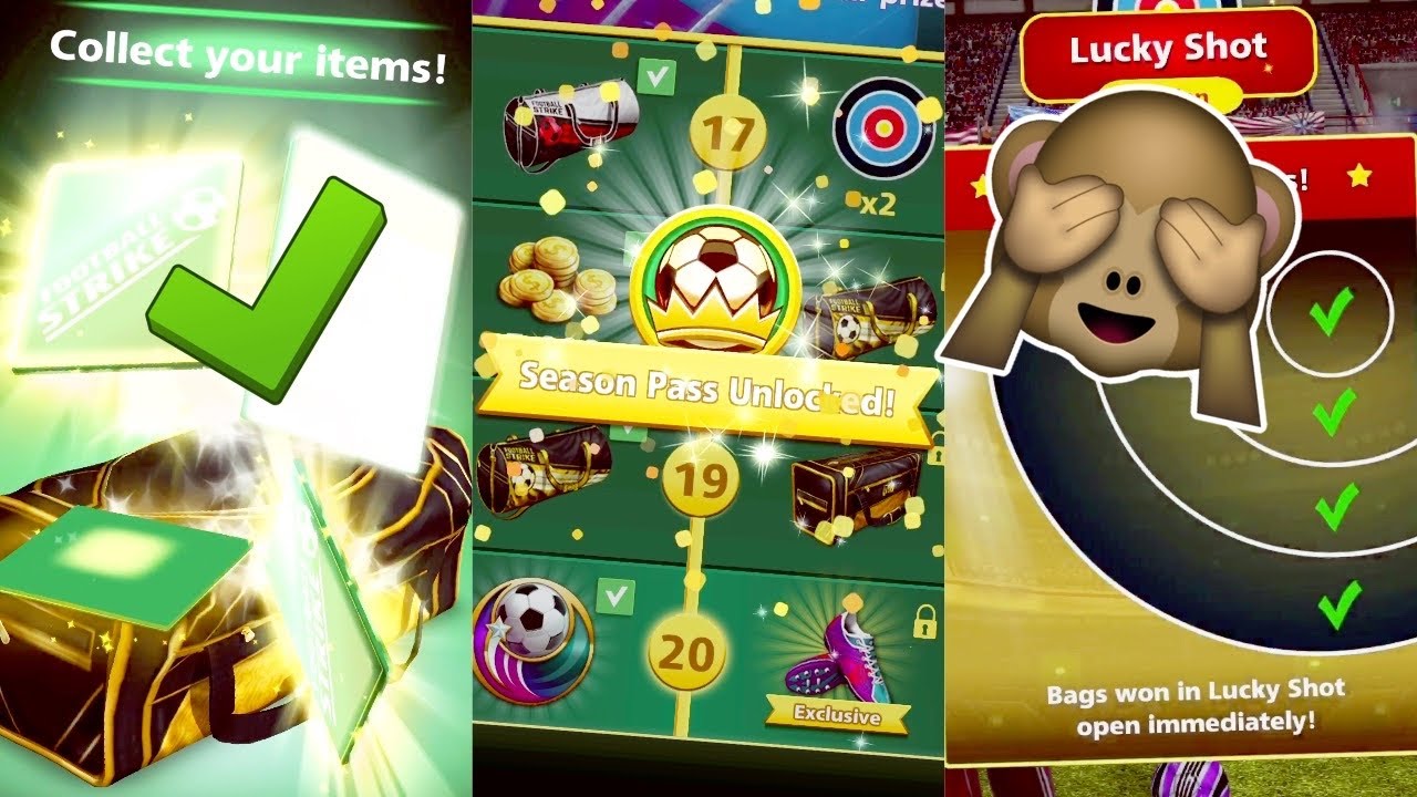 Football Strike Battle Pass Unlocked Everything (VIP BAGS!) YouTube