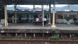 2021.11.20　2717次DR1000區間車二水車站進站待發（於516次上拍攝）