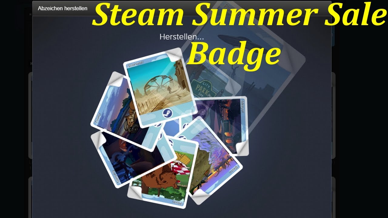 Steam Summer Sale 2017 Badge crafting YouTube Steam Summer Sale 2017 Badge crafting YouTube