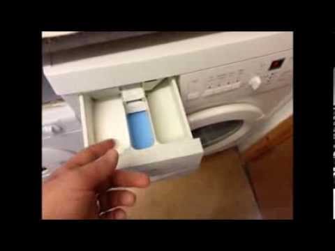 How to fix a Bosch washing machine that isn't taking fabric softener